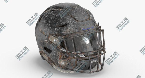 images/goods_img/20210312/3D Football Helmet Riddell SpeedFlex Rusty model/4.jpg